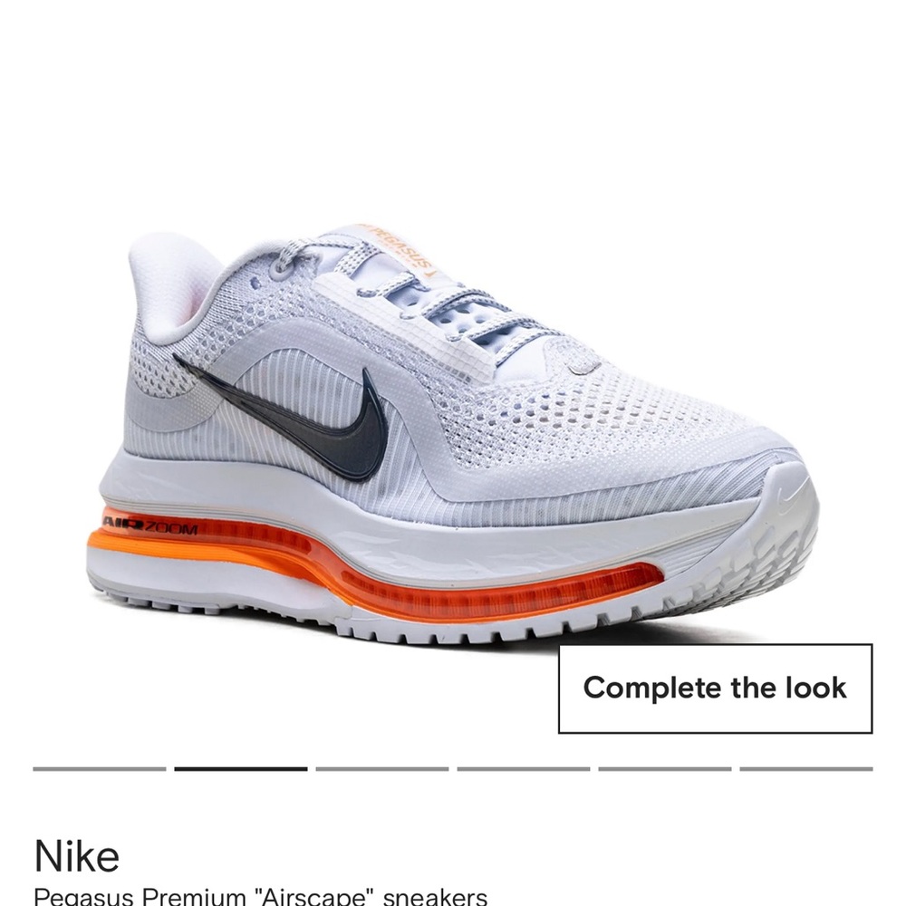 Nike premium Pegasus airscape White & Orange